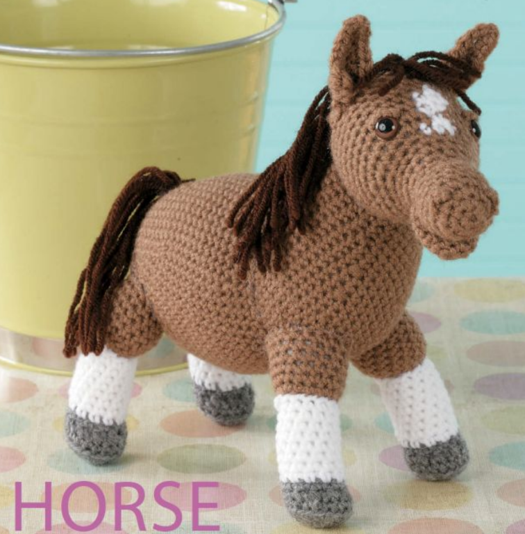 Cavalo amigurumi